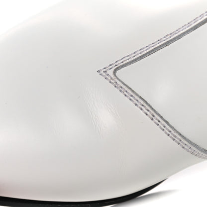 Gucci Cordovan Lux Ankle Boots 38 White 11 of 16