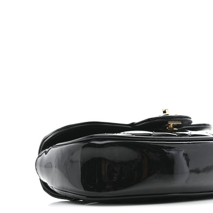 Chanel Patent Calfskin Quilted Mini Clutch Black 9 of 11