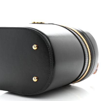 Gucci Calfskin Mini Bamboo Top Handle Shoulder Bag Black 10 of 10