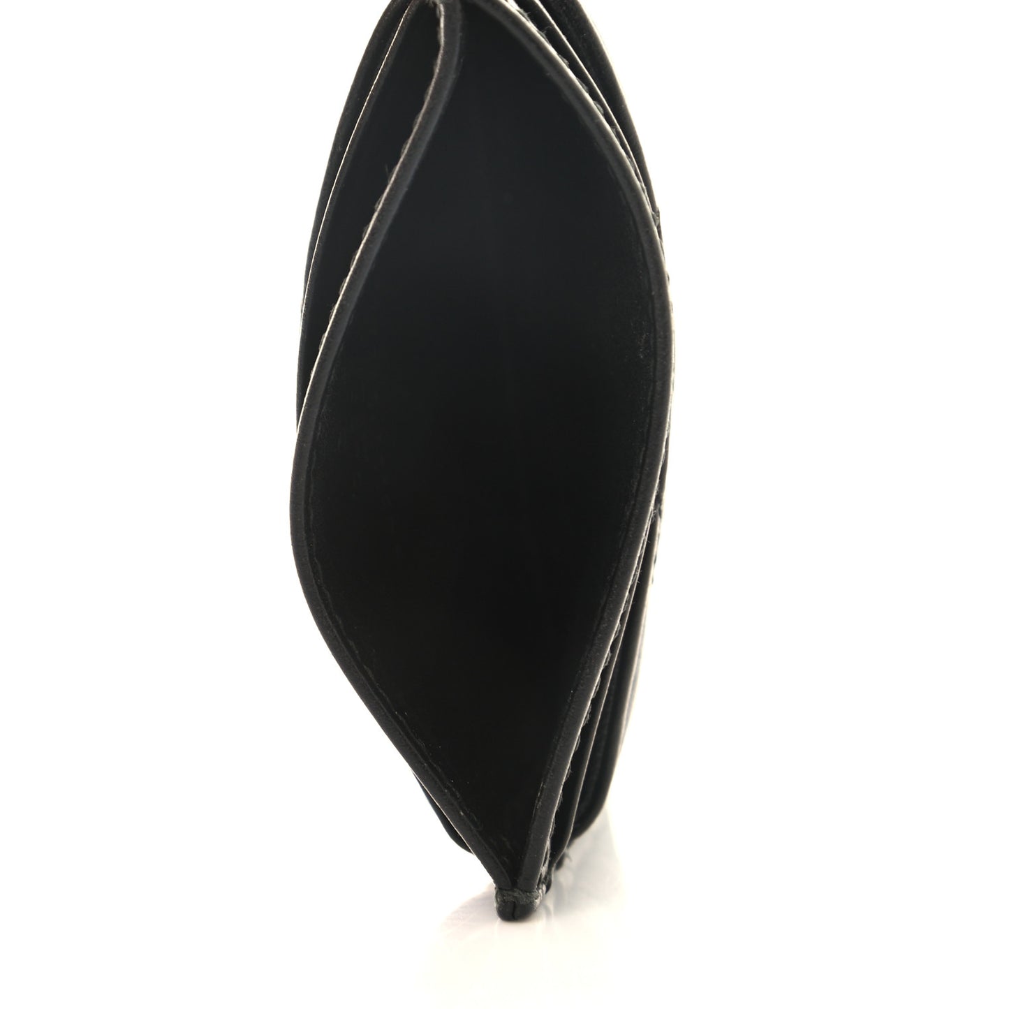 Calfskin Matelasse GG Marmont Card Holder Black