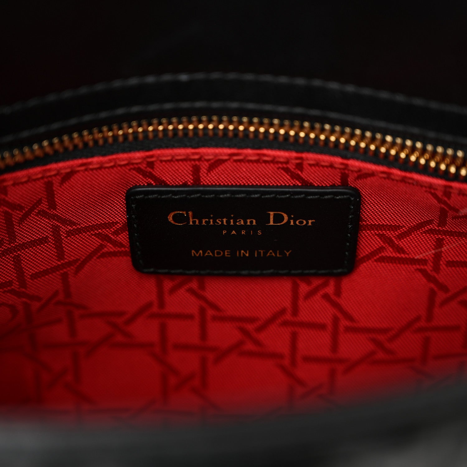 Christian Dior Lambskin Cannage Small My ABCDior Lady Dior Black 6 of 11