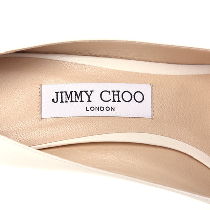 Jimmy Choo Calfskin Studded Love 85 Pumps 39.5 Latte Silver 8 of 10
