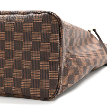 Louis Vuitton Damier Ebene Neo Neverfull MM Rose Ballerine 9 of 10