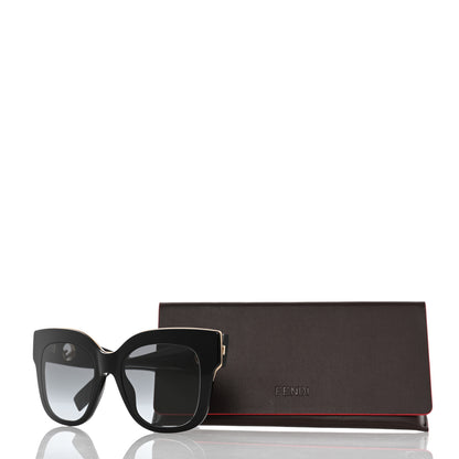 Fendi Acetate F is Fendi Sunglasses FF 0359/G/S Black 7 of 7