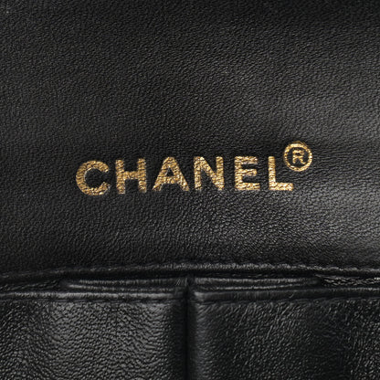 Chanel Lambskin East West Chocolate Bar Flap Black 6 of 13