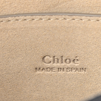 Chloe Calfskin Pony Hair Leopard Print Small Faye Shoulder Bag Abstract White 5 of 11