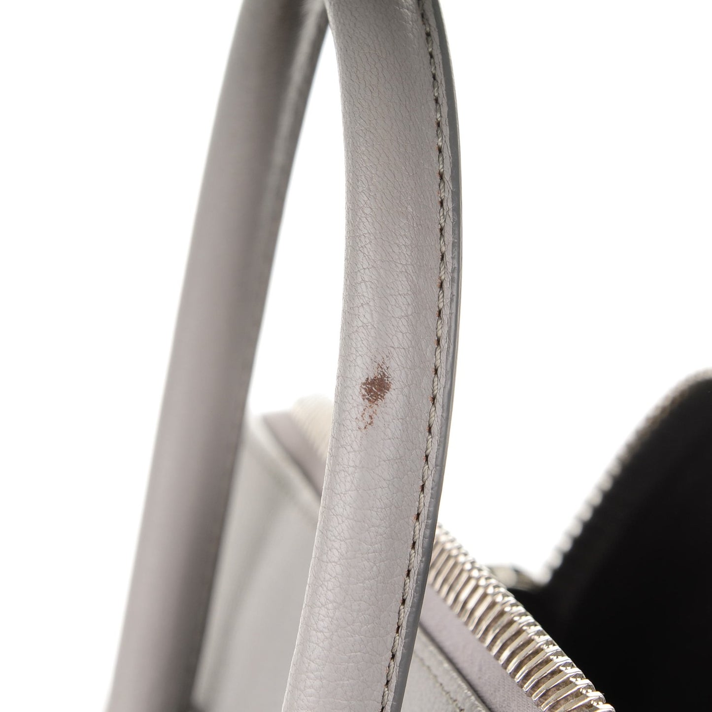 Sugar Goatskin Medium Antigona Pearl Grey