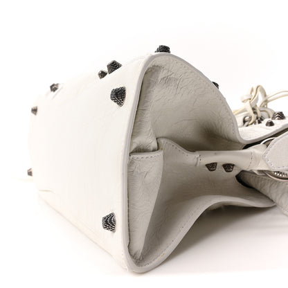 Balenciaga Agneau Arena Small Neo Cagole City Handbag Optic White 12 of 12