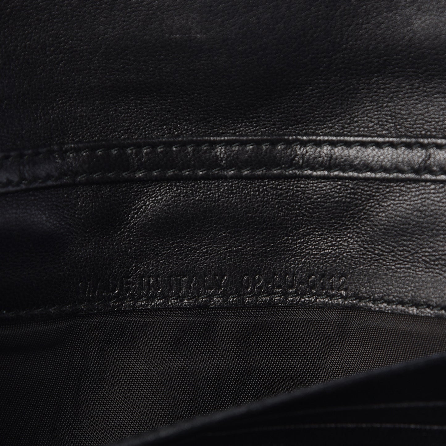 Lambskin Cannage Miss Dior Chain Wallet Black