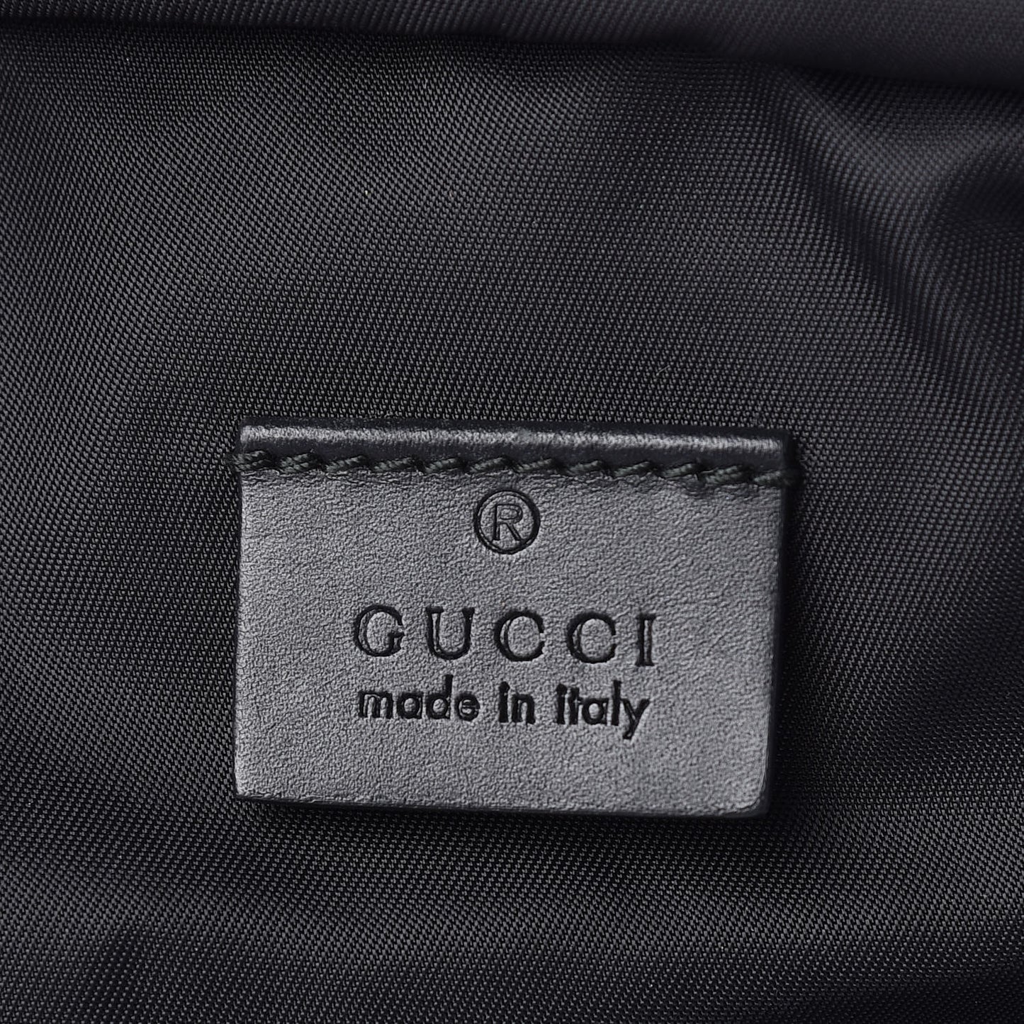 GG Supreme Monogram Web Dome Backpack Black