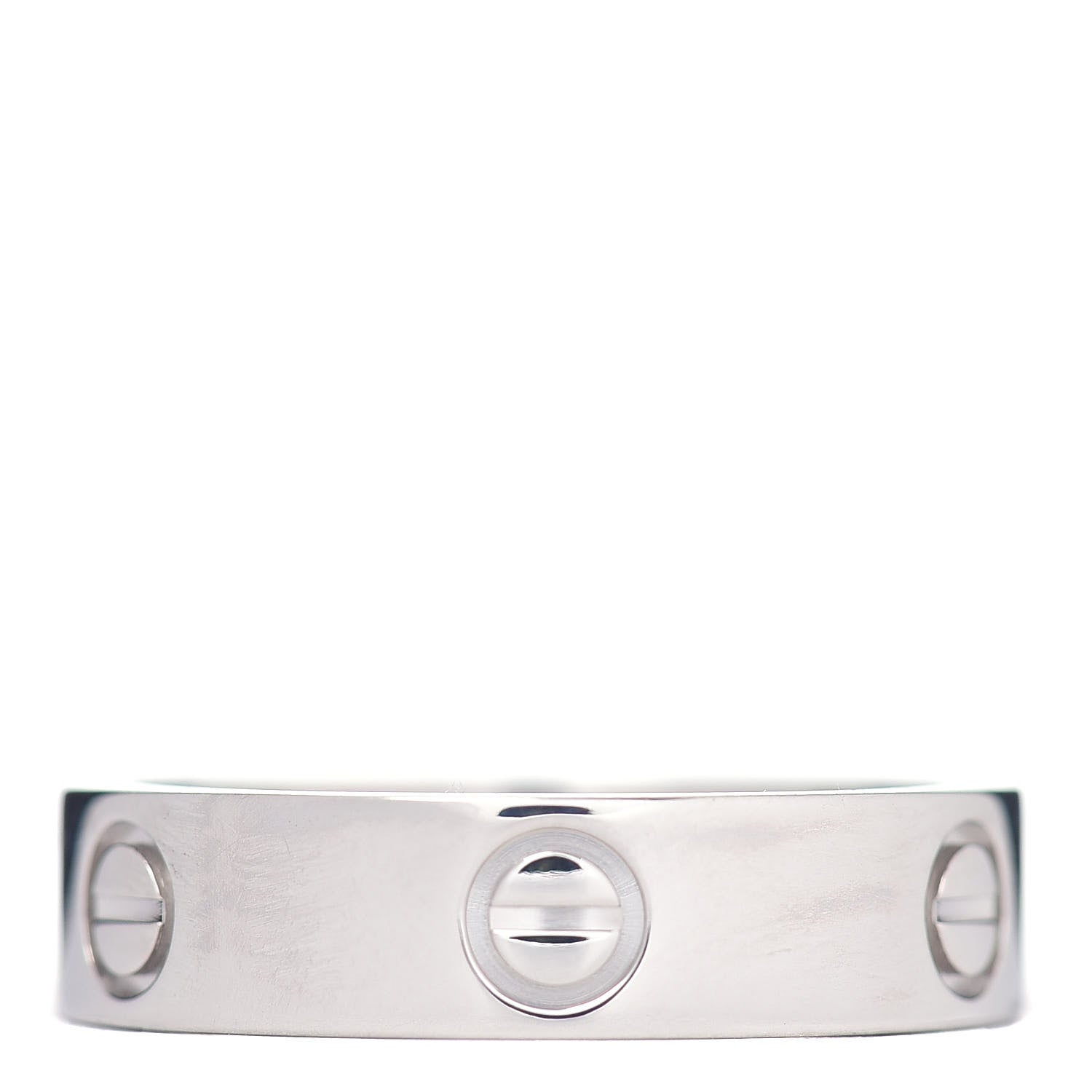 Cartier Platinum 5.5mm LOVE Ring 60 9 3 of 4