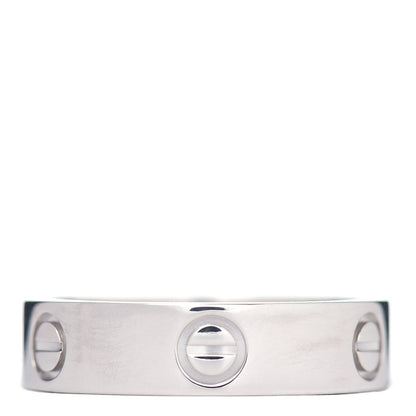 Cartier Platinum 5.5mm LOVE Ring 60 9 3 of 4