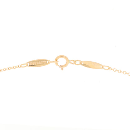 Tiffany 18K Rose Gold Diamond .14ct Elsa Peretti Diamonds by the Yard Pendant Necklace 4 of 5