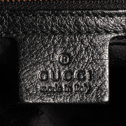 Gucci Leather Medium Jockey Hobo Black 6 of 7