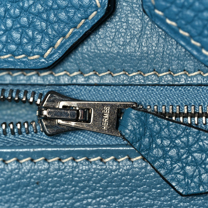 Hermes Togo Birkin 35 Blue Jean 17 of 37