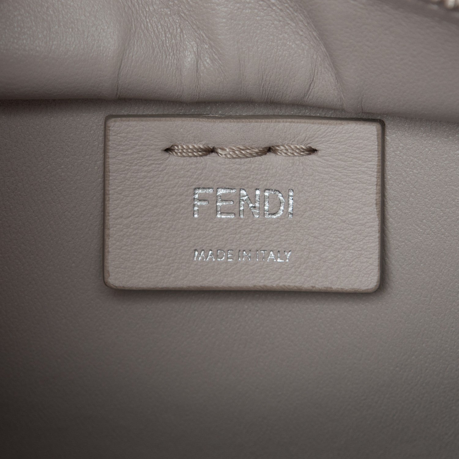 Fendi Vitello Dolce Mini 3Jours Tote Grigio Polvere 7 of 9