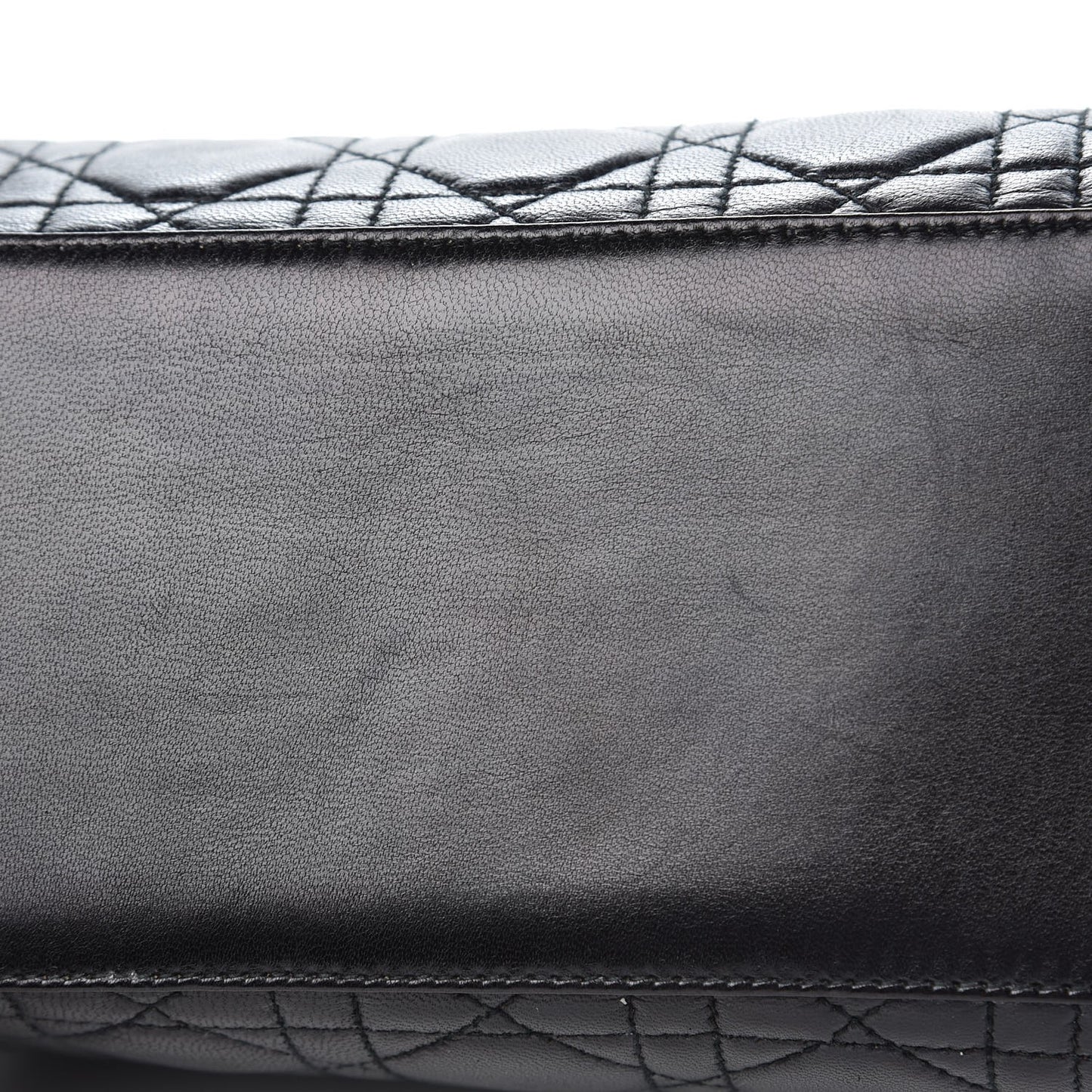Lambskin Cannage Medium Lady Dior Black