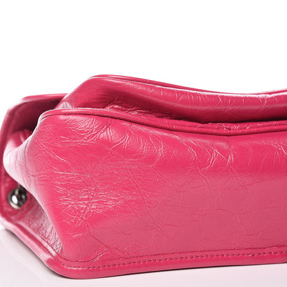 Saint Laurent Crinkled Calfskin Matelasse Monogram Medium Niki Chain Satchel Freesia 5 of 9