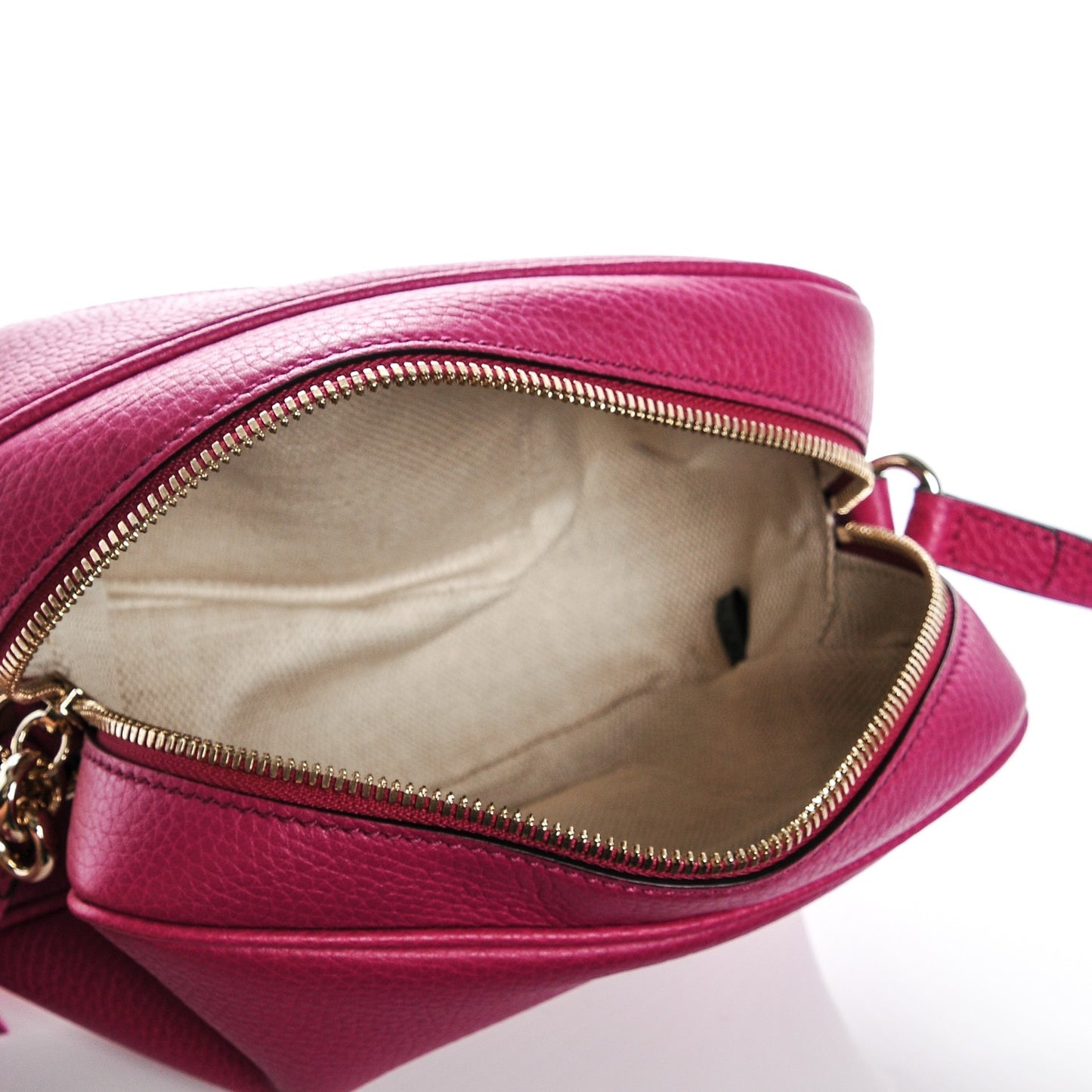 Cellarius Calfskin Small Soho Disco Bag Bright Bouganville