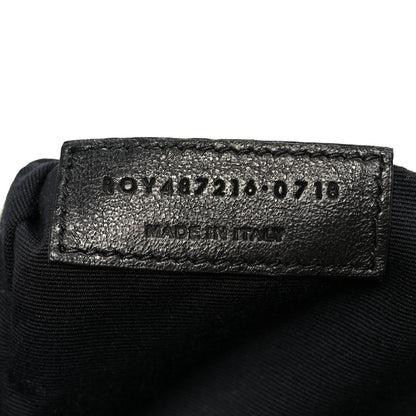 Saint Laurent Calfskin Y Quilted Monogram Medium Loulou Chain Satchel Black 7 of 11