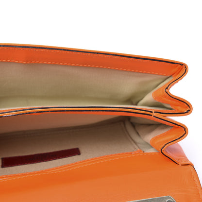 Valentino Garavani Calfskin Va Va Voom Shoulder Bag Orange 4 of 15
