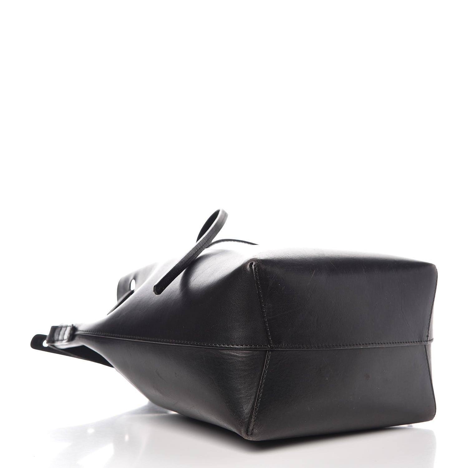 Mansur Gavriel Calfskin Mini Bucket Bag Black Argento 4 of 18