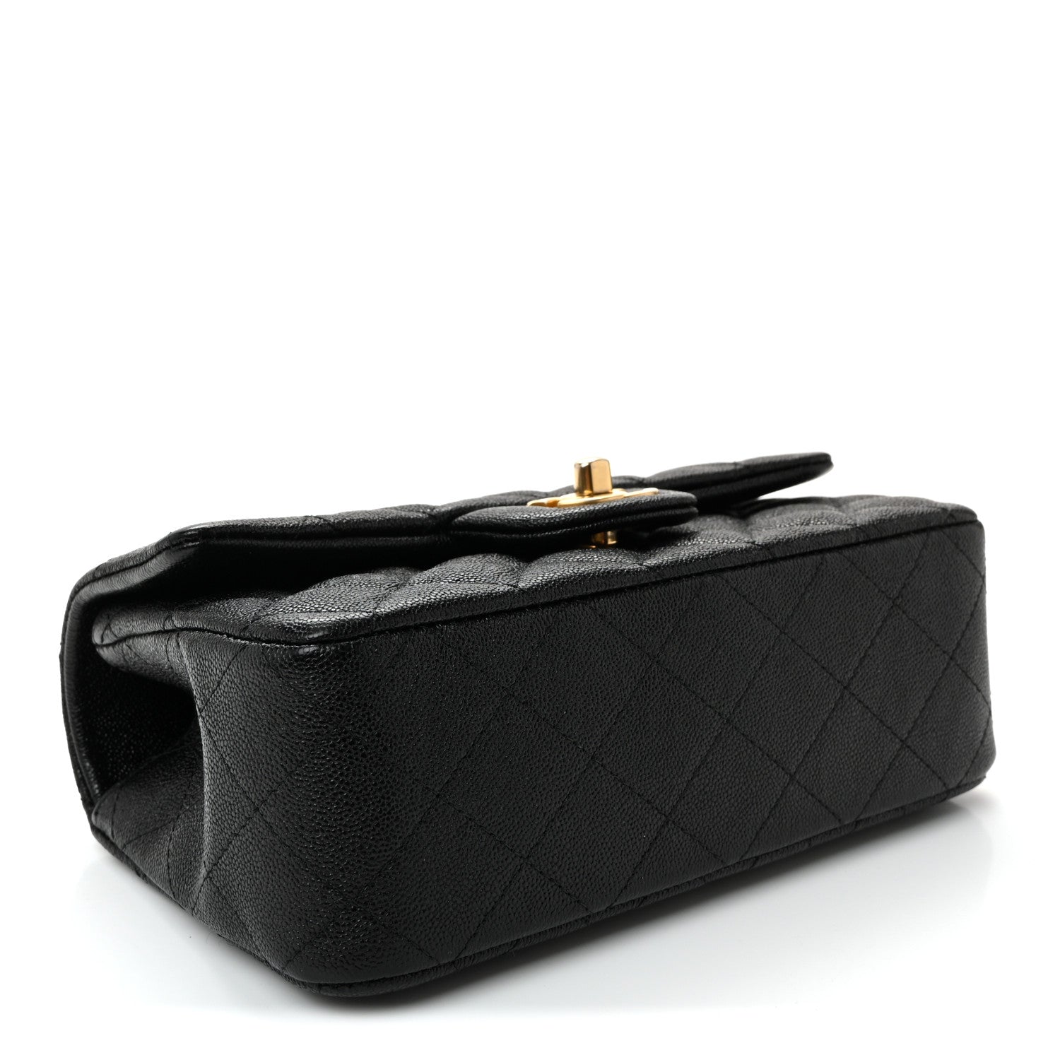 Chanel Caviar Quilted Mini Top Handle Rectangular Flap Black 4 of 10