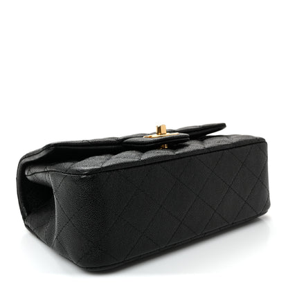 Chanel Caviar Quilted Mini Top Handle Rectangular Flap Black 4 of 10