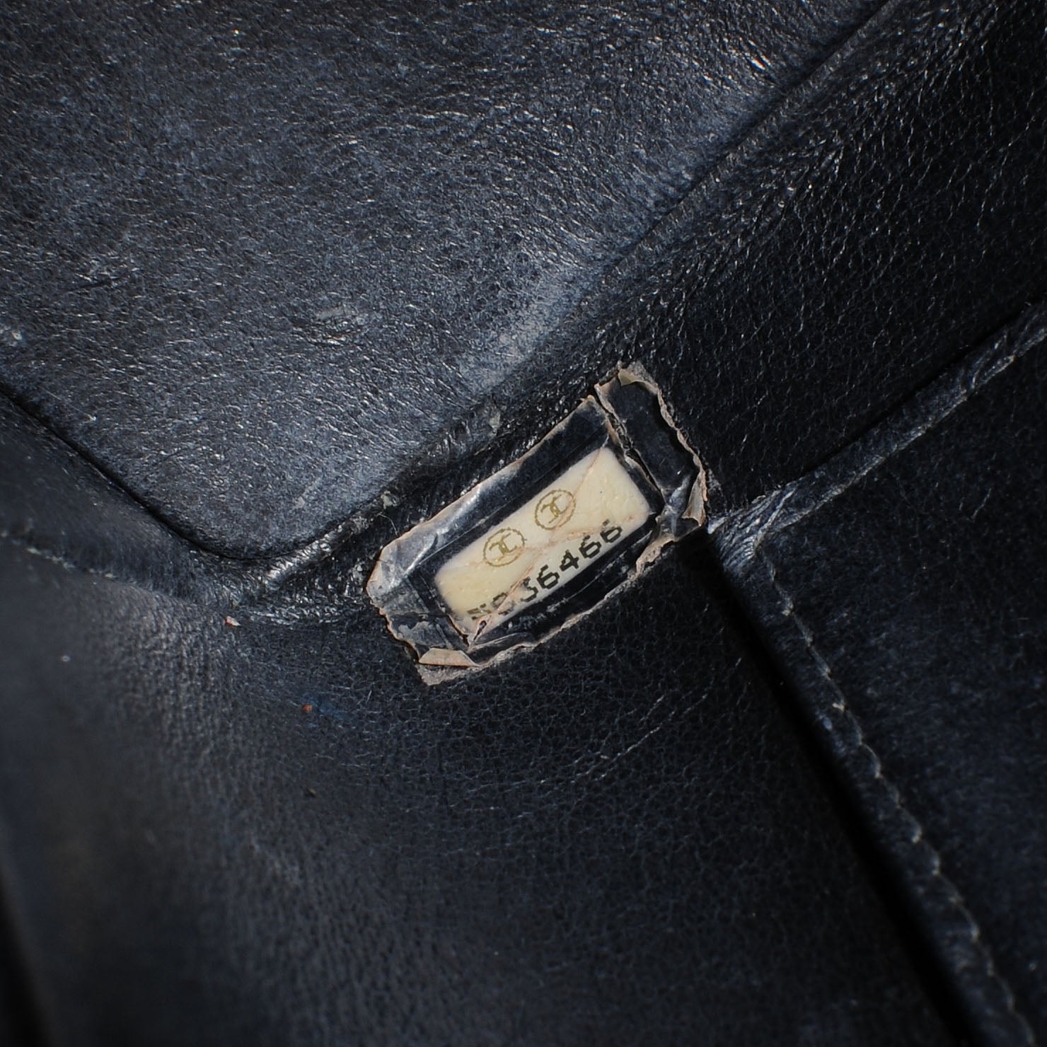 Chanel Calfskin Leather Simple Shoulder Bag Black 8 of 8