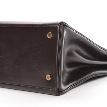 Hermes Box Kelly Retourne 28 Chocolate 32 of 35