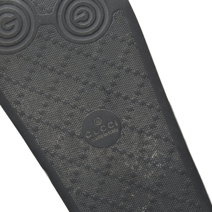 Gucci Rubber Web Mens Pool Slide Sandals 5 Black Green Red 5 of 6