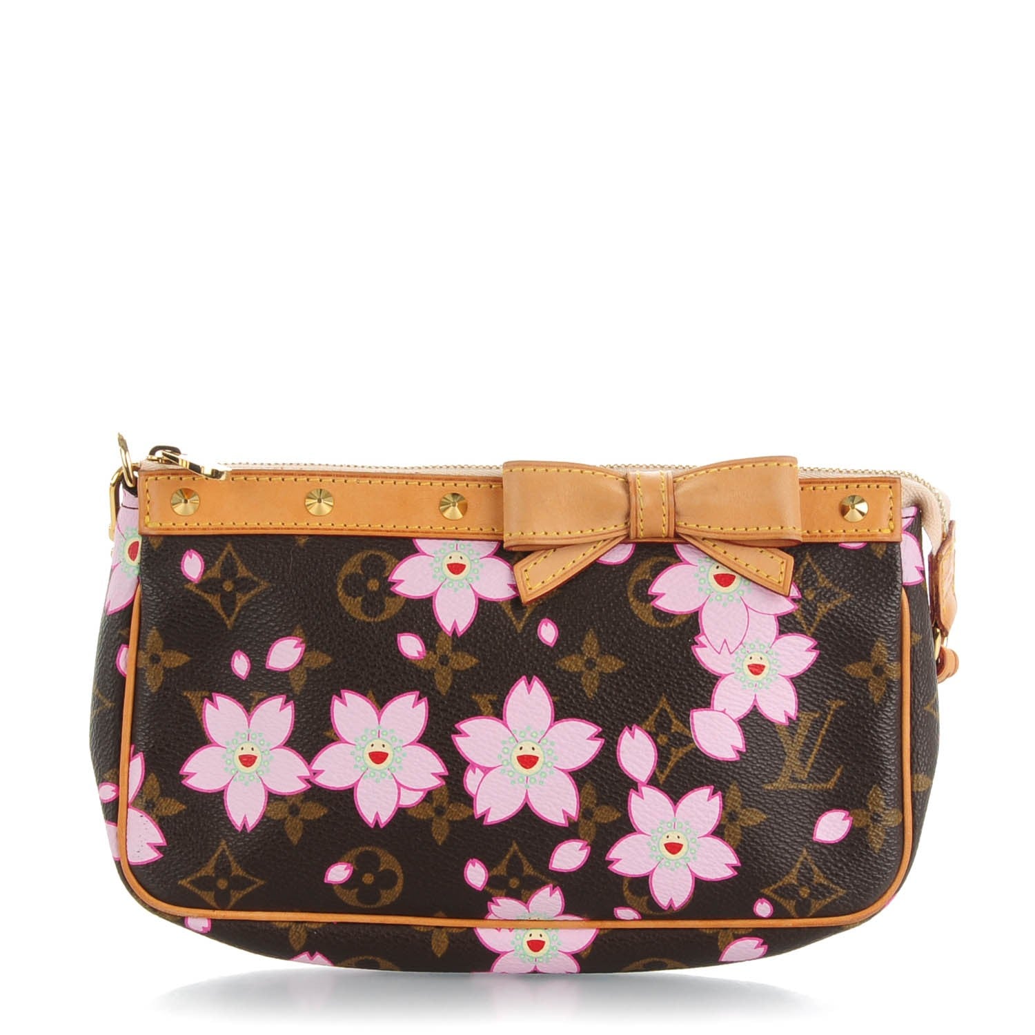 Louis Vuitton Monogram Cherry Blossom Pochette Accessories Brown 1 of 7
