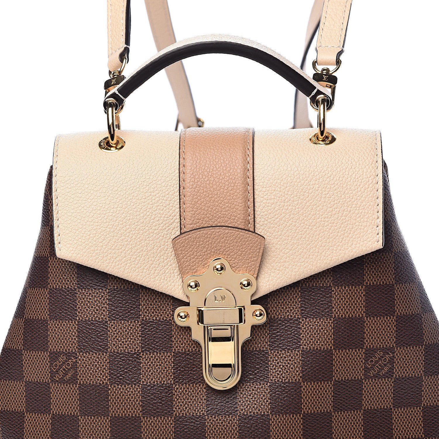 Louis Vuitton Damier Ebene Clapton Backpack Creme 10 of 10