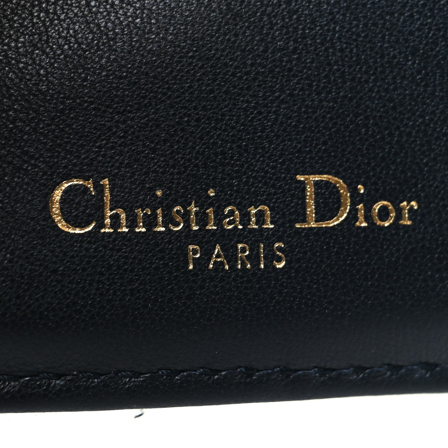 Christian Dior Oblique Saddle Lotus Wallet Blue 7 of 9