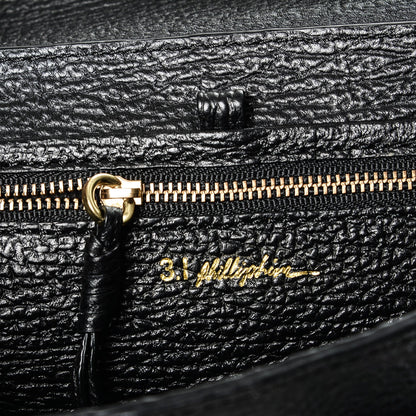 3.1 Phillip Lim 3.1 Textured Calfskin Mini Pashli Satchel Black 6 of 7