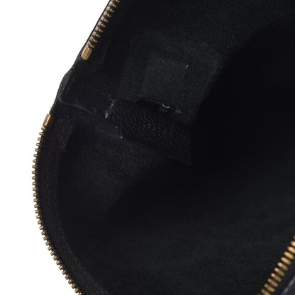 Gucci Pebbled Calfskin Medium Logo Portfolio Clutch Black 7 of 9