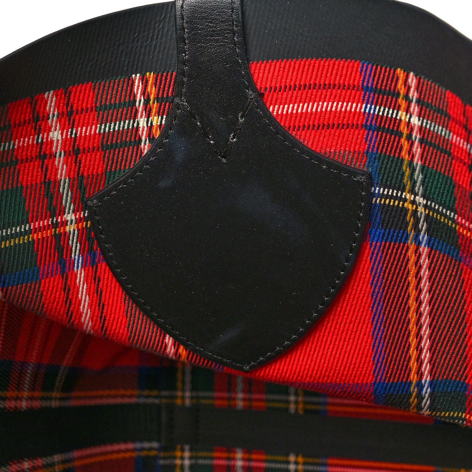 Burberry Vintage Check Medium The Giant Reversible Tote Antique Yellow Bright Red 16 of 18