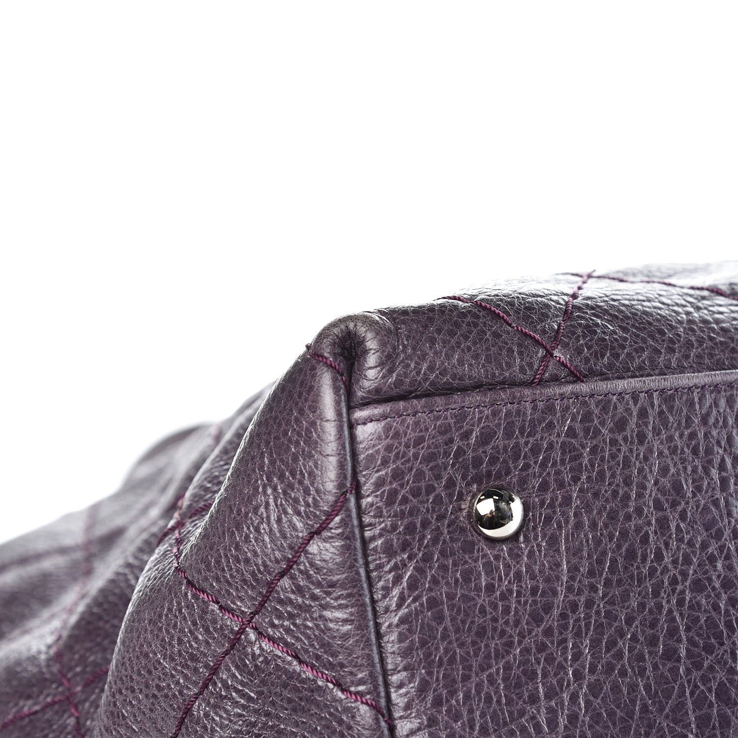 Chanel Glazed Calfskin Large On The Road Tote Purple 12 of 16