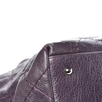 Chanel Glazed Calfskin Large On The Road Tote Purple 12 of 16