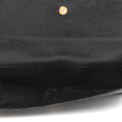 Gucci Calfskin Continental Bardot Wallet Black 20 of 25