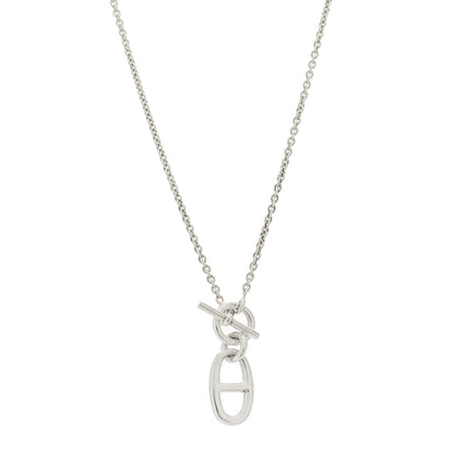 Hermes Sterling Silver Amulette Chaine d'Ancre Necklace 1 of 5