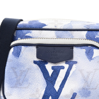 Louis Vuitton Monogram Watercolor Outdoor Pouch Blue 8 of 9