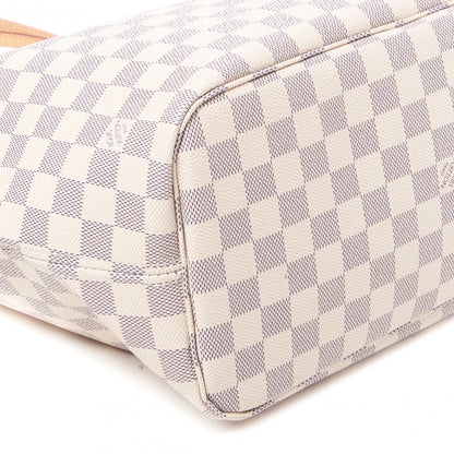 Louis Vuitton Damier Azur Neo Neverfull MM Rose Ballerine 5 of 8