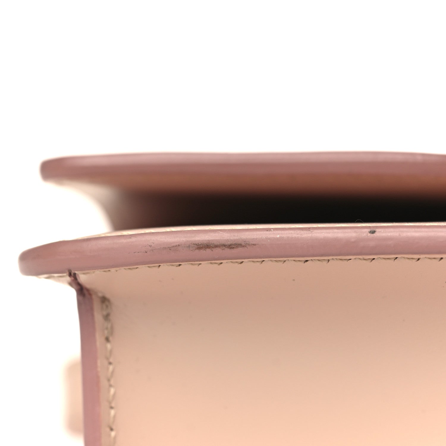 Burberry Calfskin Mini TB Bag Rose Beige 9 of 10