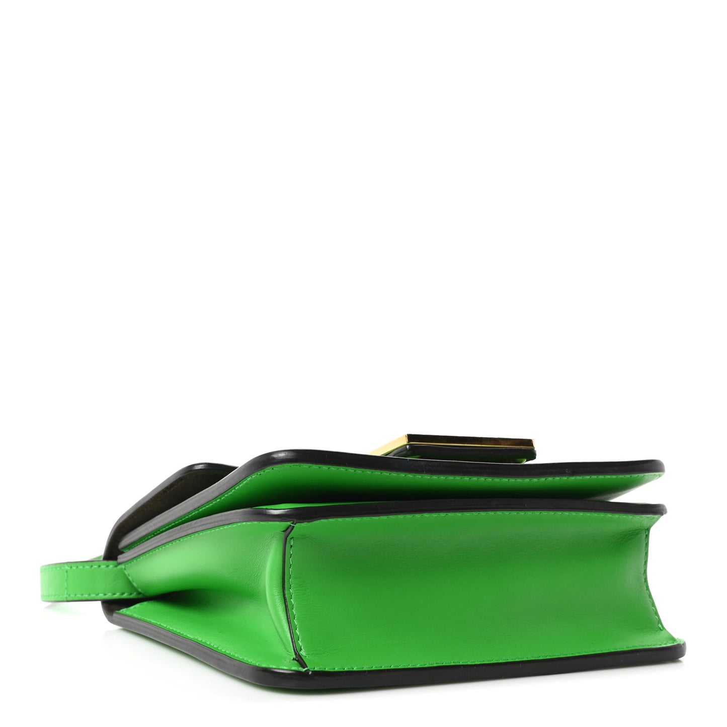 Vitello King Crystal Fab Crossbody Bag Tomatillo