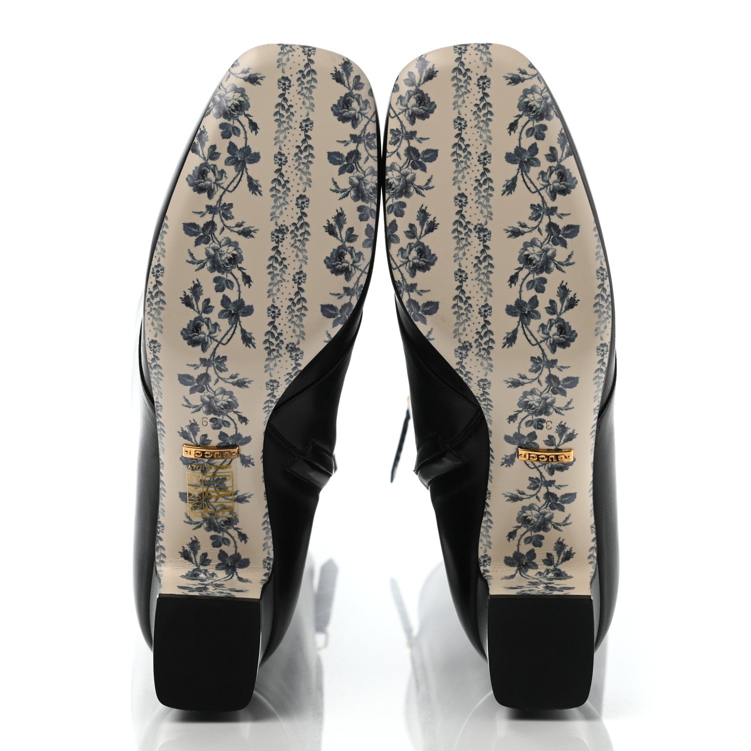 Gucci Malaga Kid GG Victoire 55mm Boots 39 Black 5 of 9