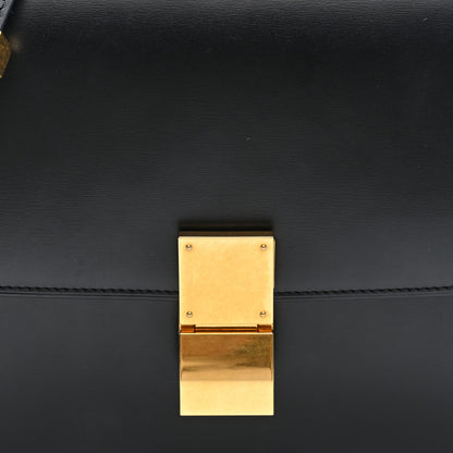 Celine Box Calfskin Medium Classic Box Flap Bag Black 7 of 9