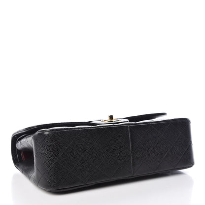Chanel Caviar Quilted Jumbo Double Flap Black 4 of 10