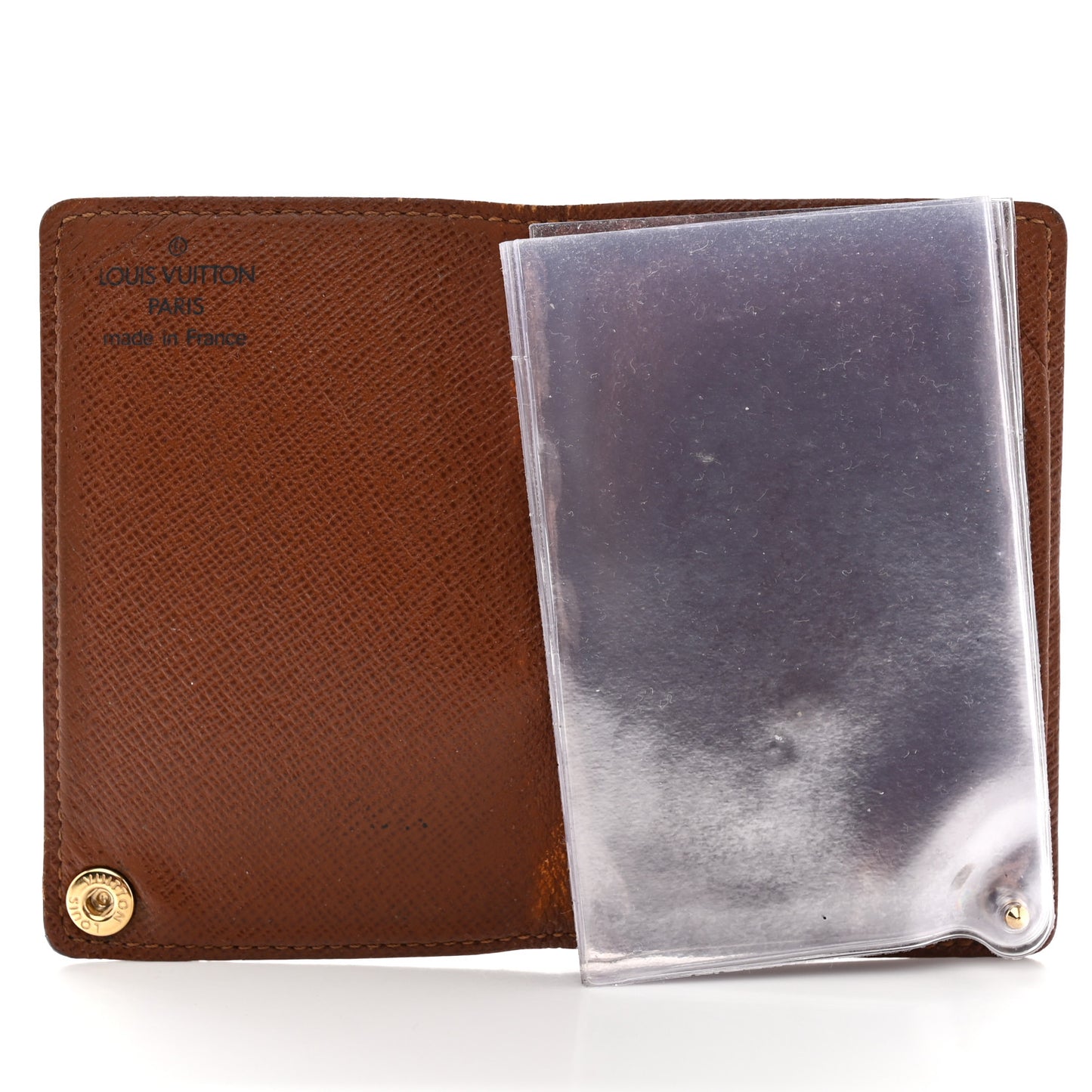 Monogram Credit Card Photo Holder