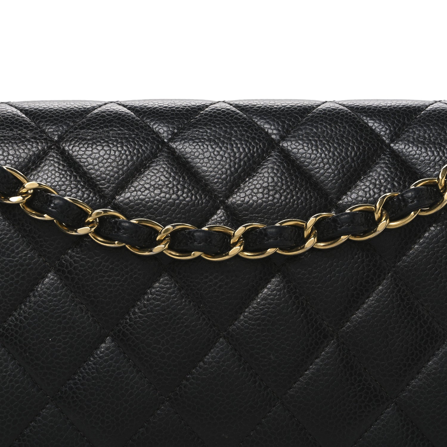 Chanel Caviar Quilted Jumbo Double Flap Black 8 of 13